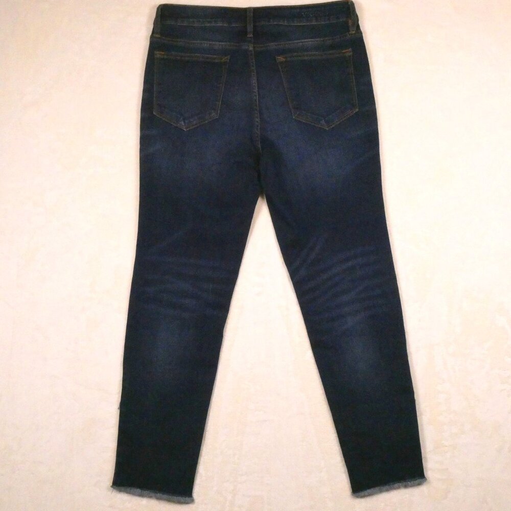 Vigoss Marley Skinny Jeans Size 29 Dark Wash Cropped Mid Rise - Picture 2 of 10